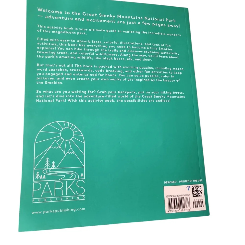 Great Smoky Mountains National Park Activity Book: - Picture 2 of 2